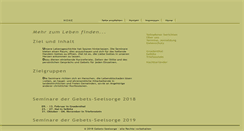 Desktop Screenshot of gebets-seelsorge.de