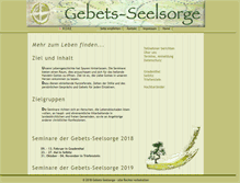 Tablet Screenshot of gebets-seelsorge.de